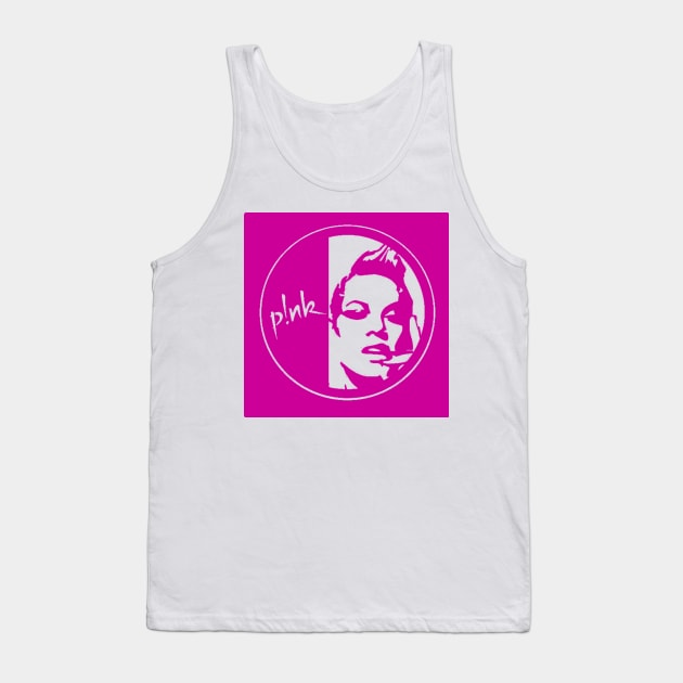 the face of a famous female singer Tank Top by suwalow